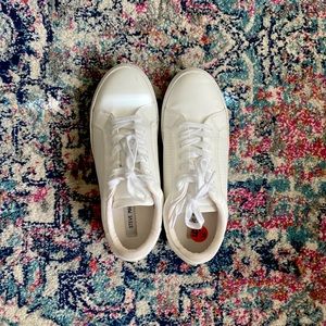 Steve Madden White Tennis Shoes